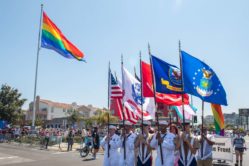 Color Guard at Pride Parade